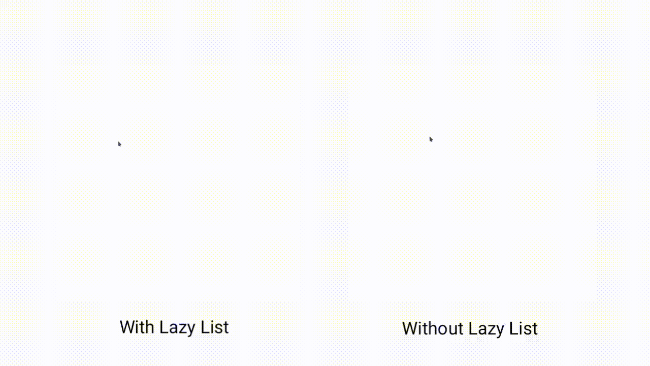 Lazy Load List
